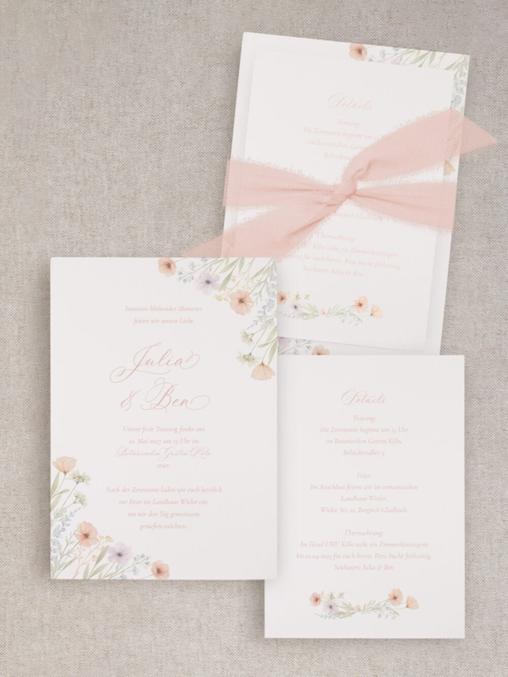 Hochzeitseinladung "Blossom Whisper"